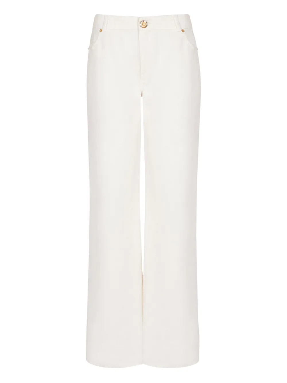Balmain Logo-patch Jeans