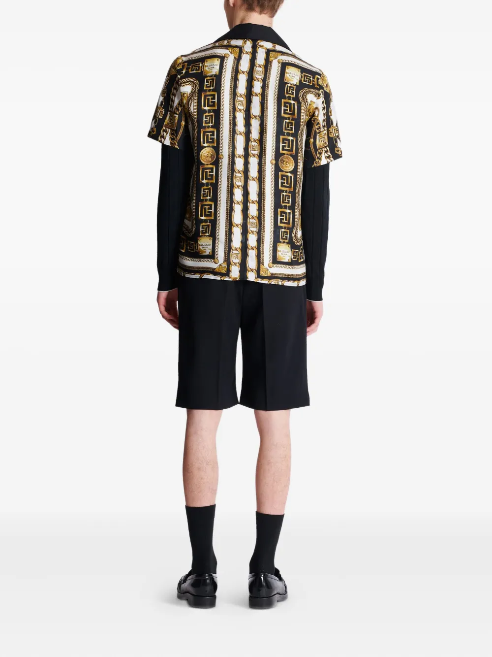 Balmain Overhemd met grafische print Wit