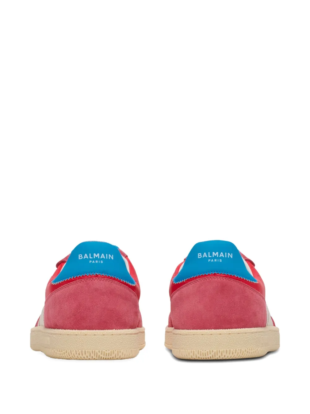 Balmain Swan low-top sneakers Red