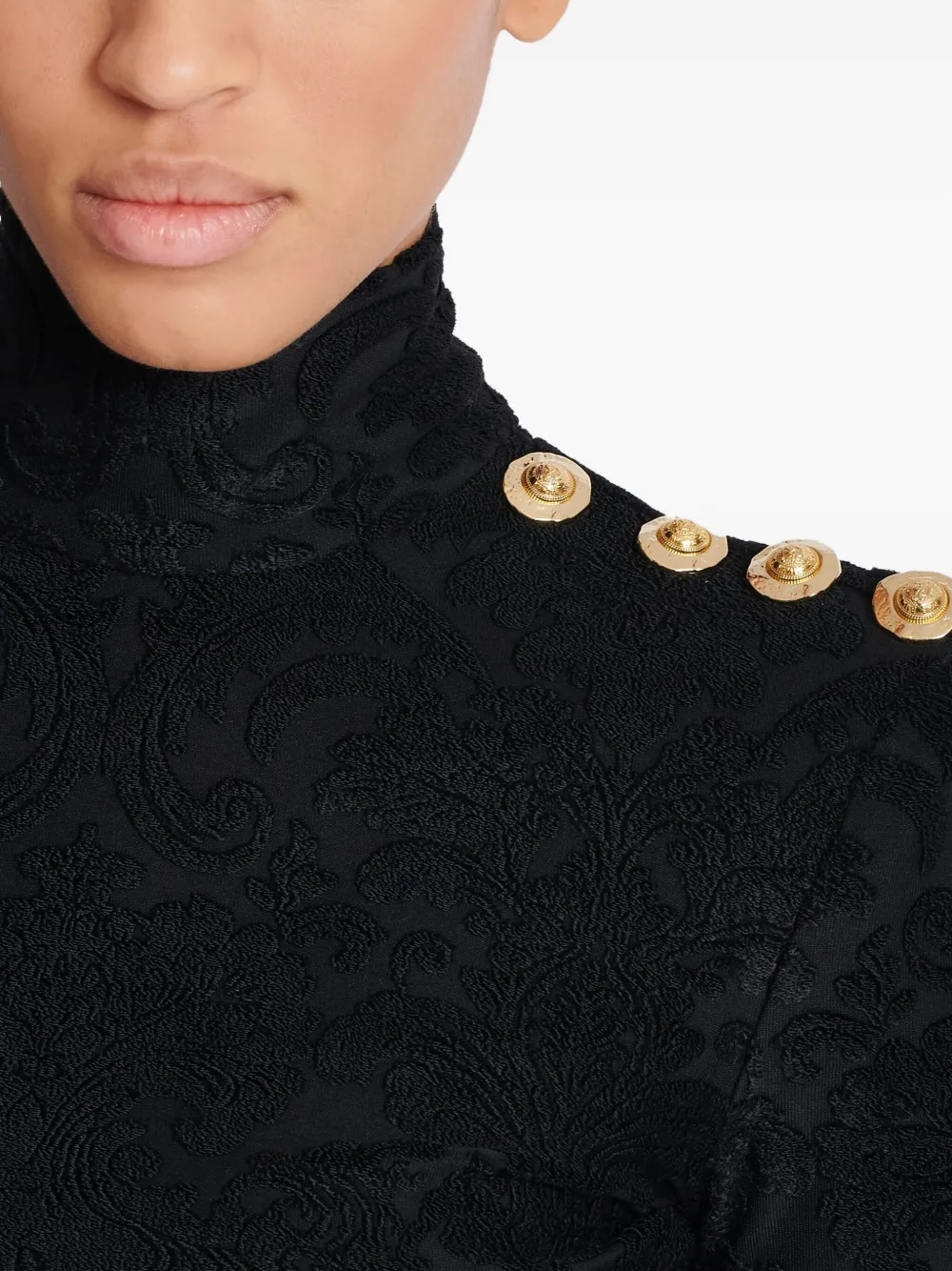 발망 바로크 패턴 긴소매 탑 FF1AR962JK65