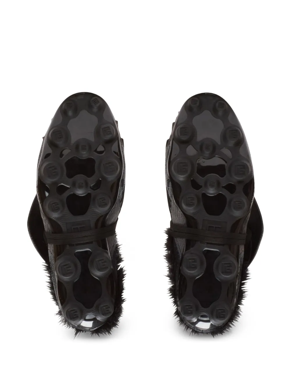 Balmain Half Time slippers Black
