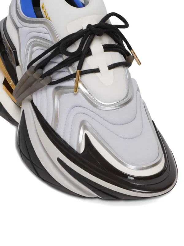 スニーカー BALMAIN 'Unicorn Wave' sneakers Unicorn Wave sneakers in neoprene and calfskin - Men | BALMAIN