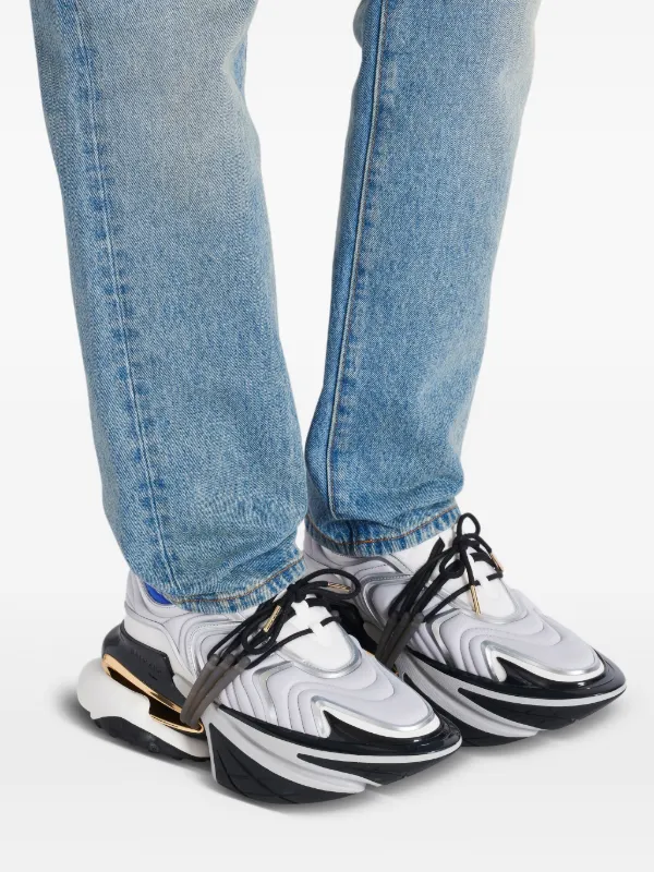 Balmain Unicorn Wave Sneakers | White | FARFETCH