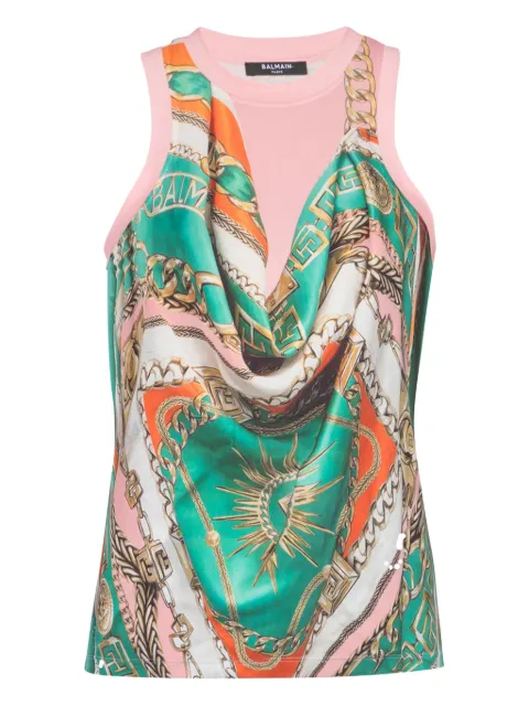 Balmain فيست بطبعة وشاح