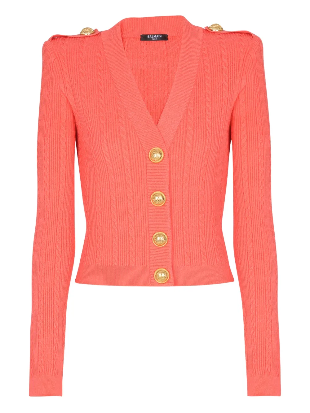 Balmain Kabelgebreid vest Roze