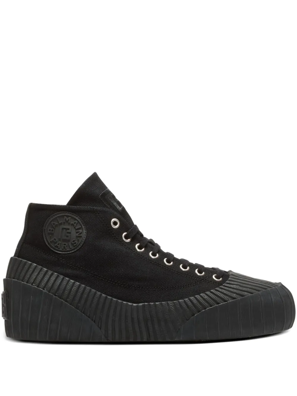 Balmain Riff canvas sneakers Black