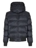 Balmain monogram-jacquard padded jacket - Black