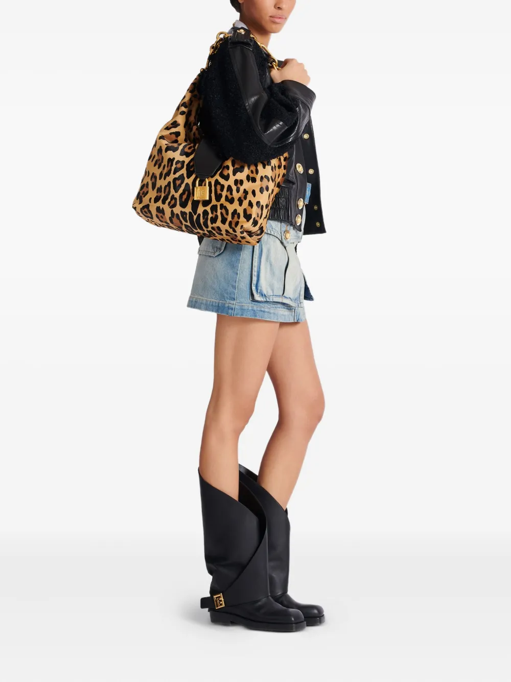 Balmain Sync schoudertas Bruin