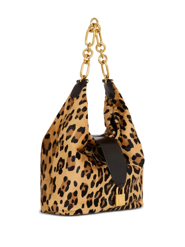 ショルダーバッグ・ポシェット BALMAIN 'Sync Hobo' shoulder bag Sync Hobo bag in calfskin leather black black - Women | BALMAIN