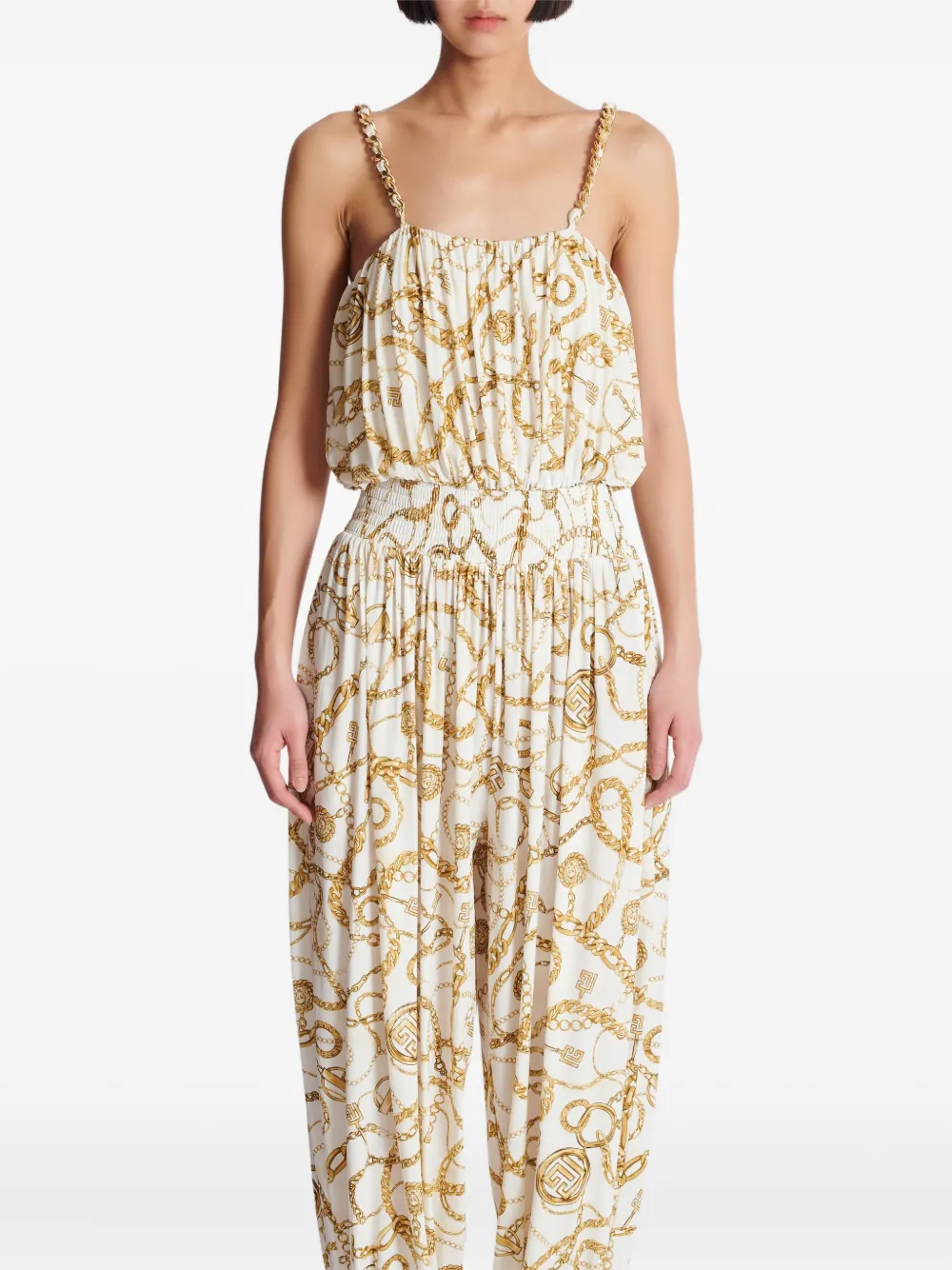 Balmain Tuta intera con stampa | Image 6