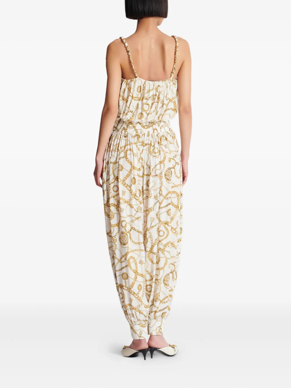 Balmain Tuta intera con stampa | Abbigliamento | Image 4
