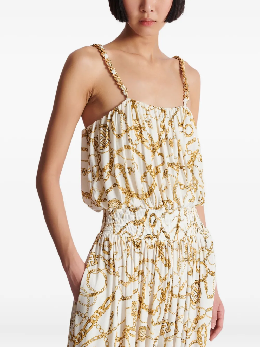 Balmain Tuta intera con stampa | Image 7