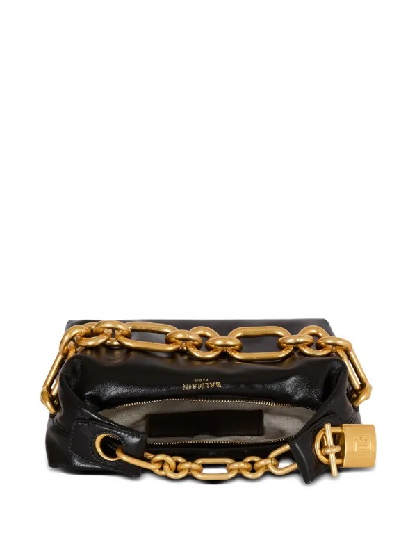 【VIP価格】BALMAIN Sync Shoulder Bag Sync Medium bag in calfskin leather - Women | BALMAIN