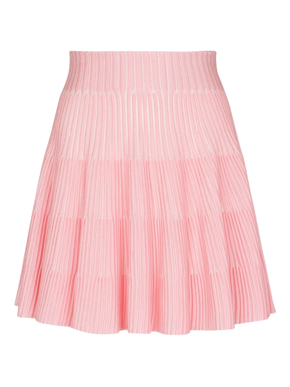 Balmain Ribbed-knit Skirt