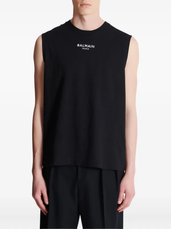 【新品タグ付き】BALMAIN（バルマン） バイカラーデザイン タンクトップ BALMAIN(バルマン) タンクトップ(レディース) - ブランド通販のBUYMA
