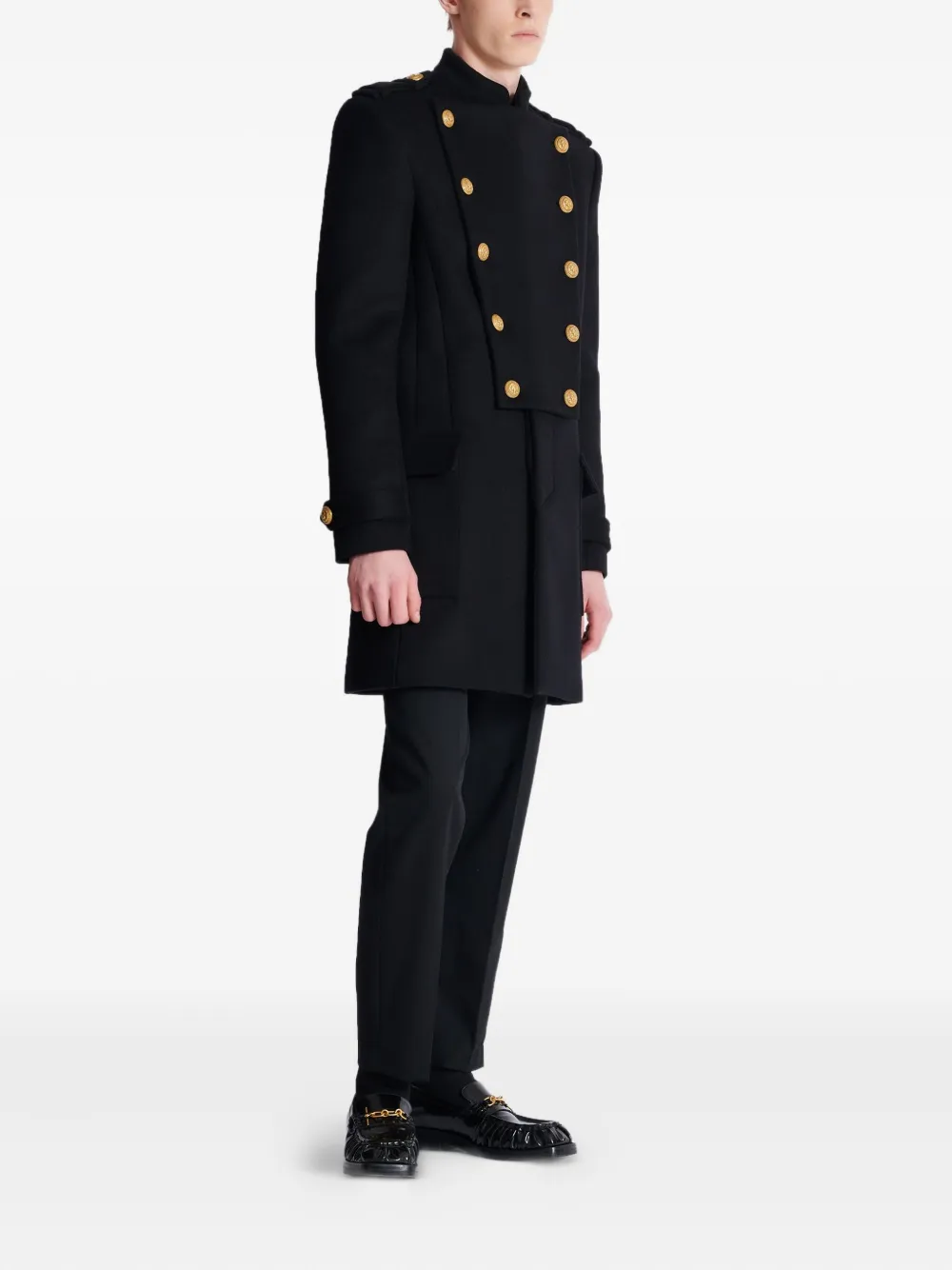 Balmain Jas met afneembare bies Zwart