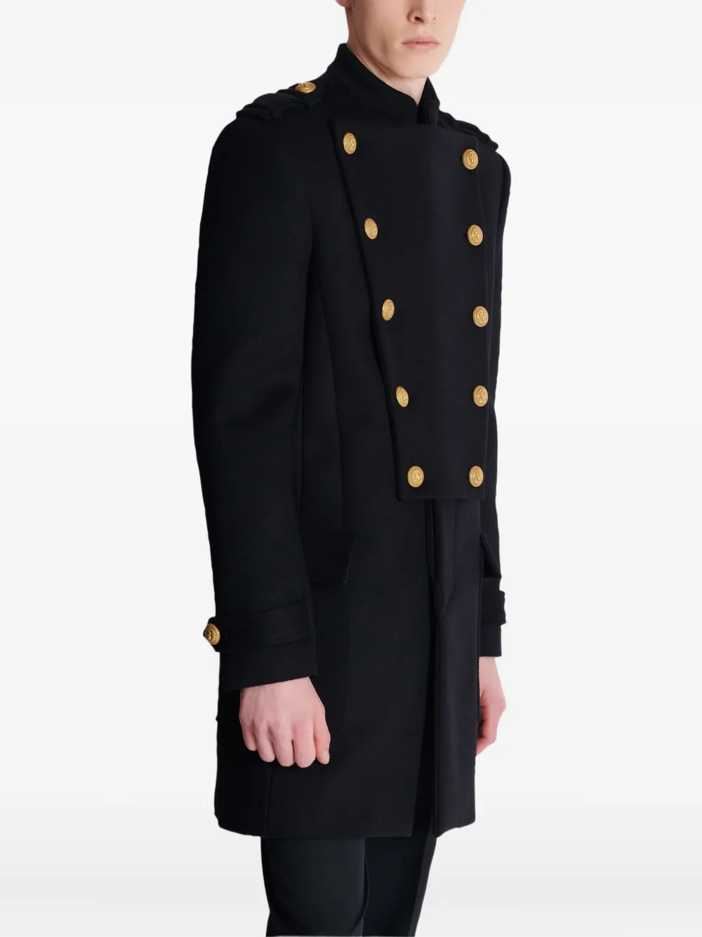 Balmain Jas met afneembare bies Zwart
