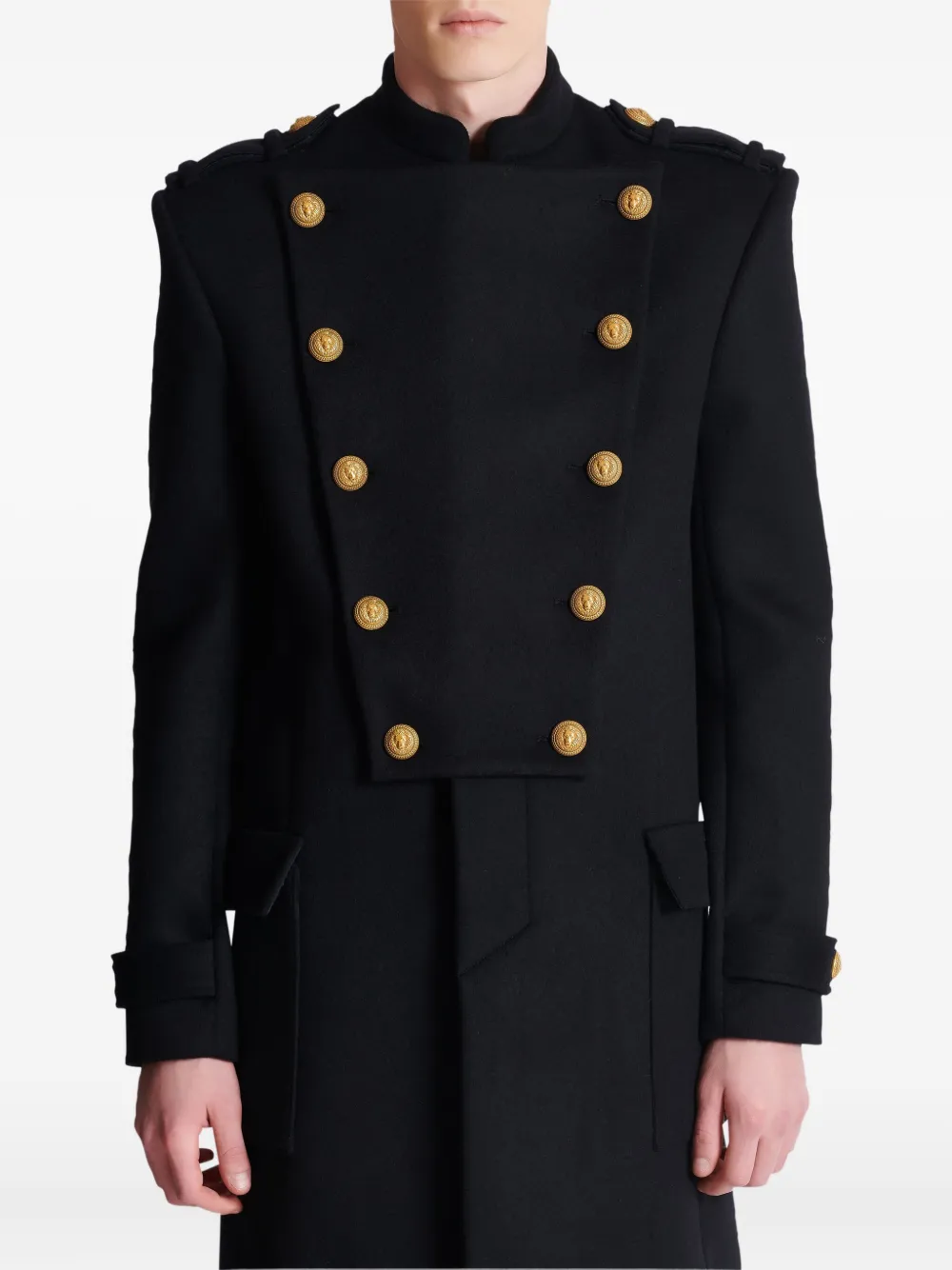 【希少】BALMAIN HOMME 初期 2010AW PEA COAT 50 6C2B27C1-D612-4383-982E-