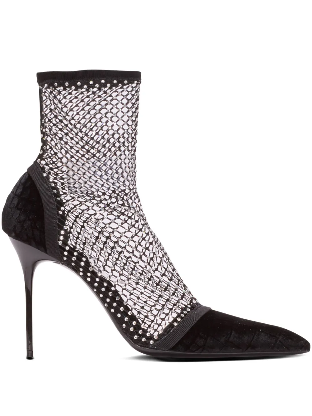 Balmain leather boots Black