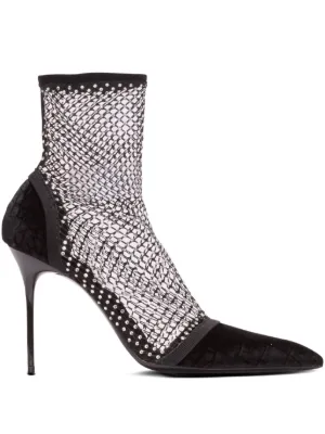 Gucci 85mm GG-motif Ankle Boots | Black | FARFETCH