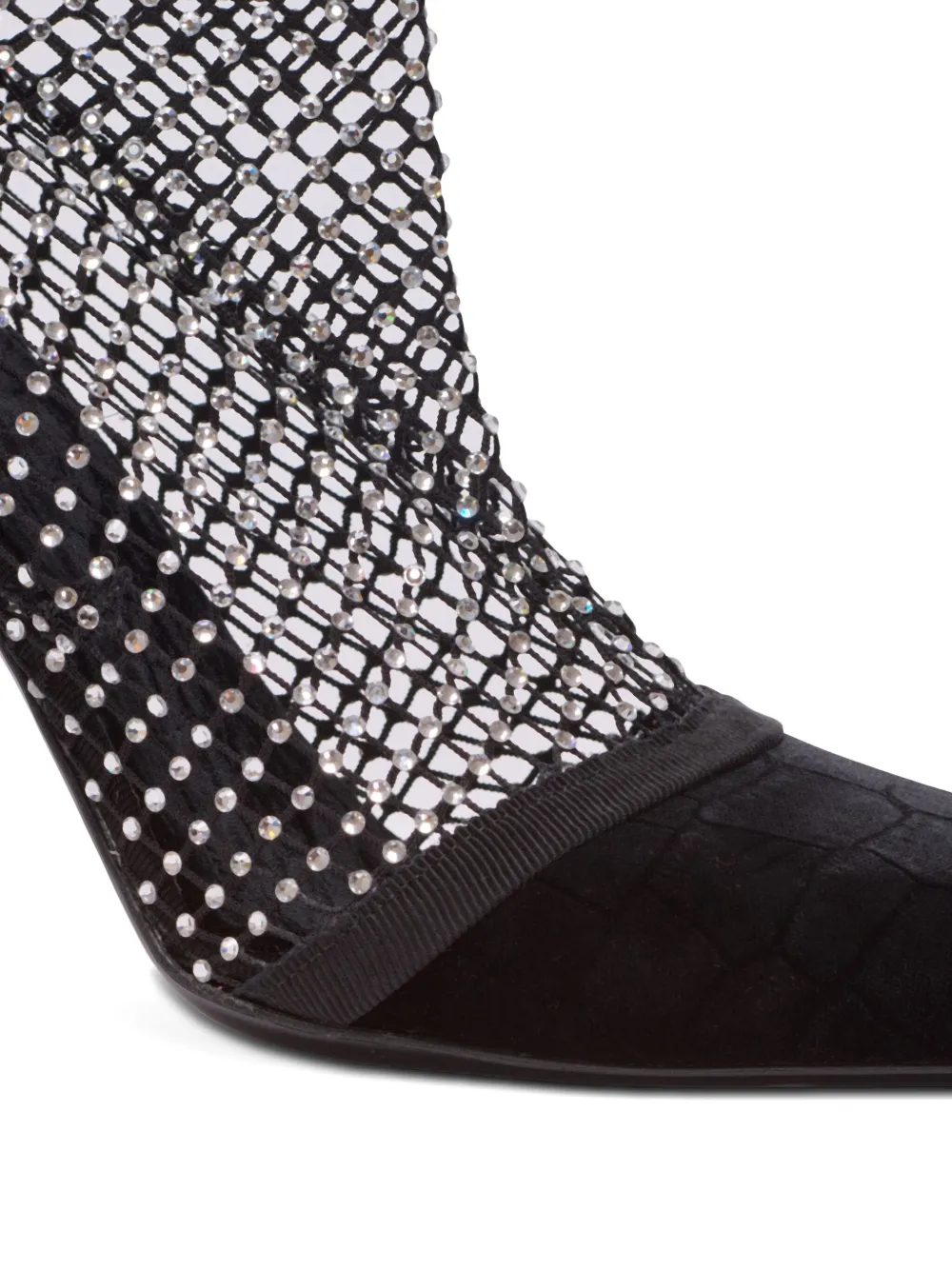 Balmain leather boots Black
