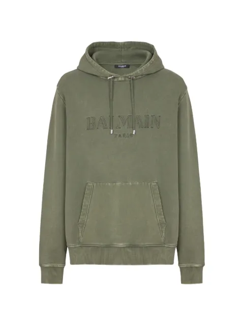 Balmain hoodie con logo estampado