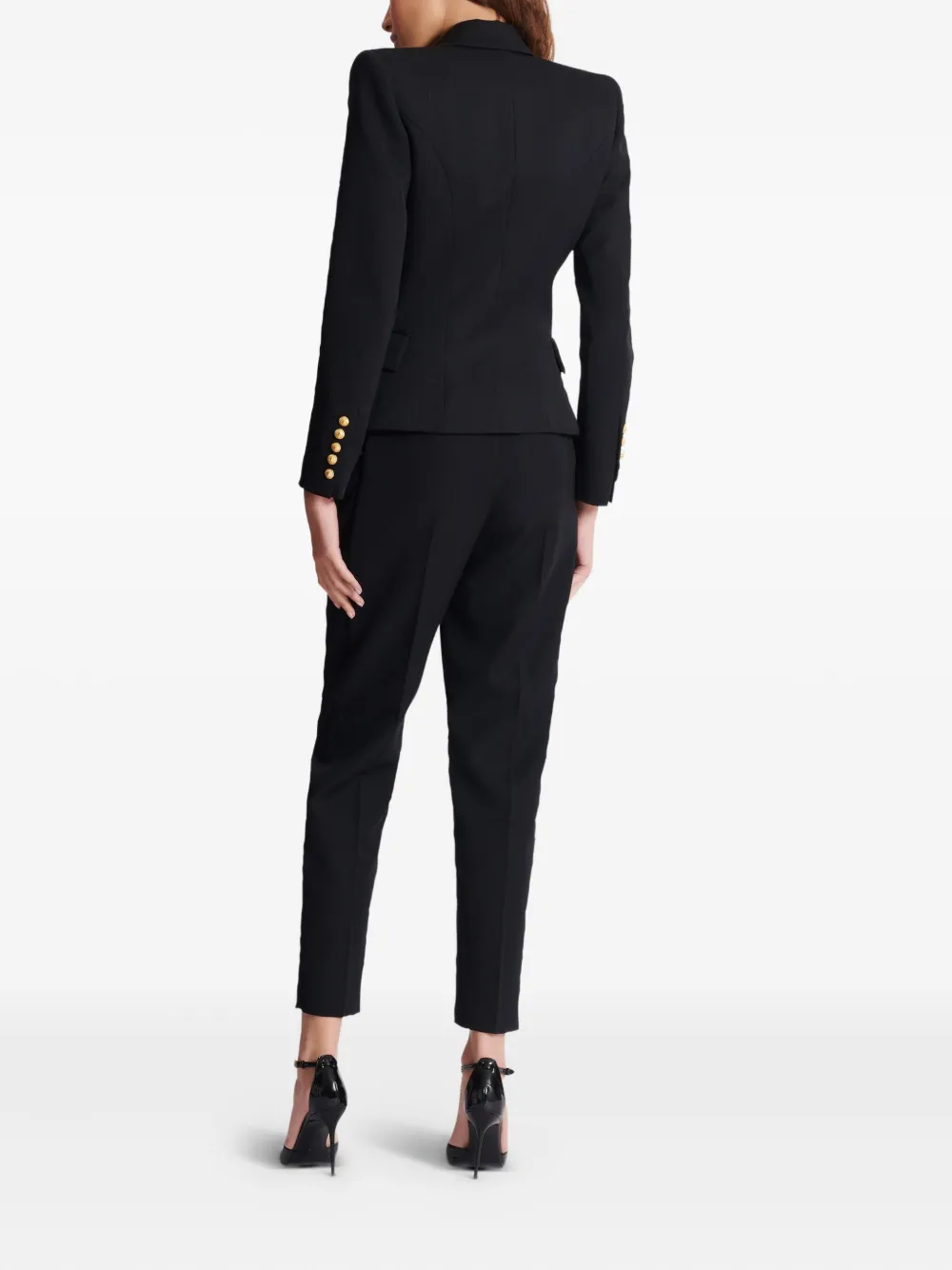BALMAIN DOUBLE-BREASTED FITTED JACKET