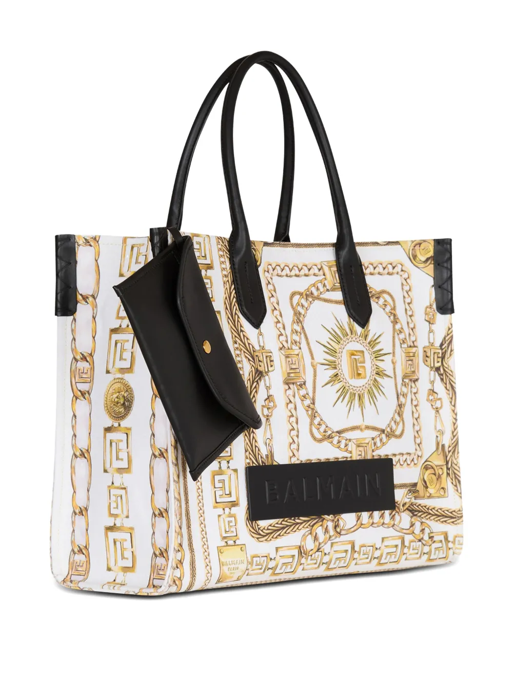 Balmain B-army medium shopper Wit