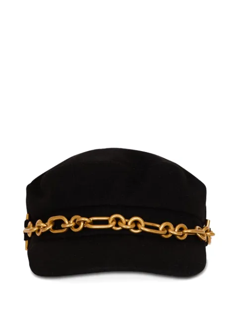 Balmain casquette Brandebourg en laine