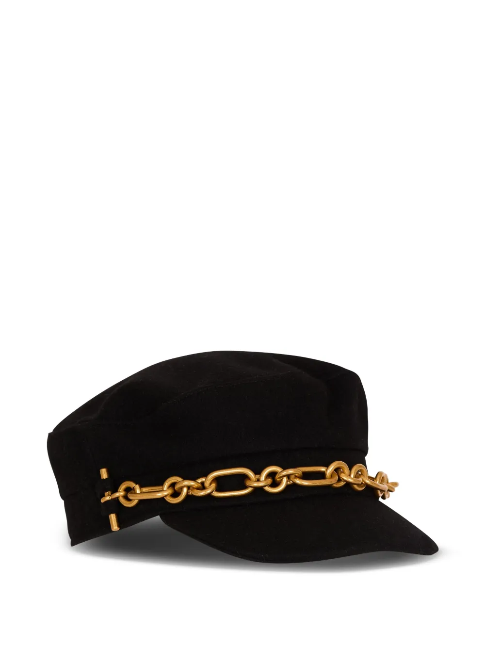 Balmain Brandebourg wollen pet - Zwart
