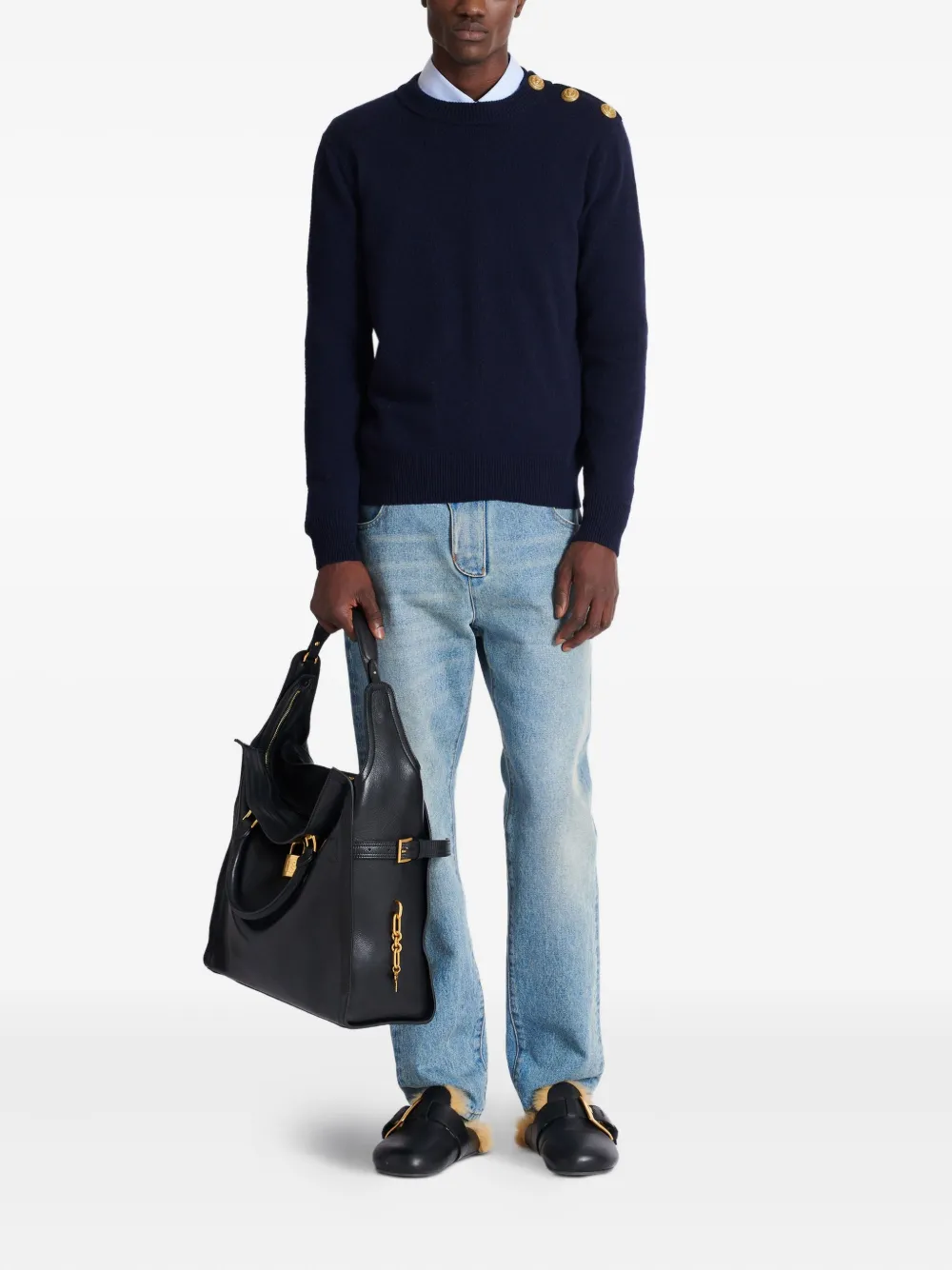Balmain Gebreide trui - Blauw