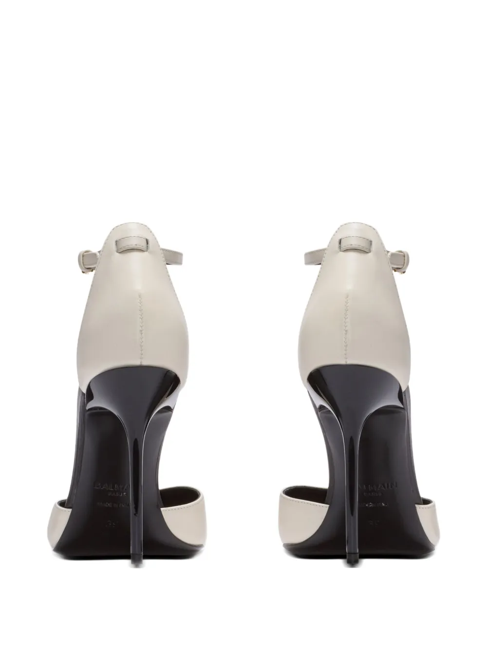 Balmain leather pumps Neutrals