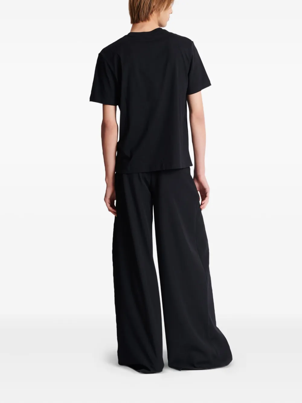 Balmain T-shirt met logoprint Zwart
