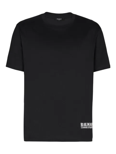 Balmain logo-stamp T-shirt