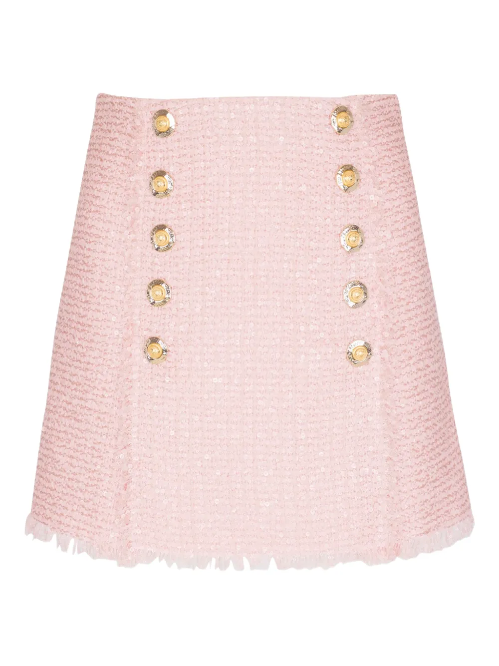 Balmain sequinned tweed skirt | Pink | Image 1