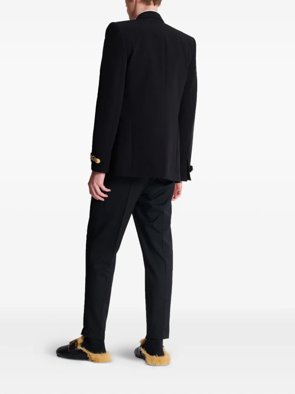 Balmain Jack met borduurwerk Zwart