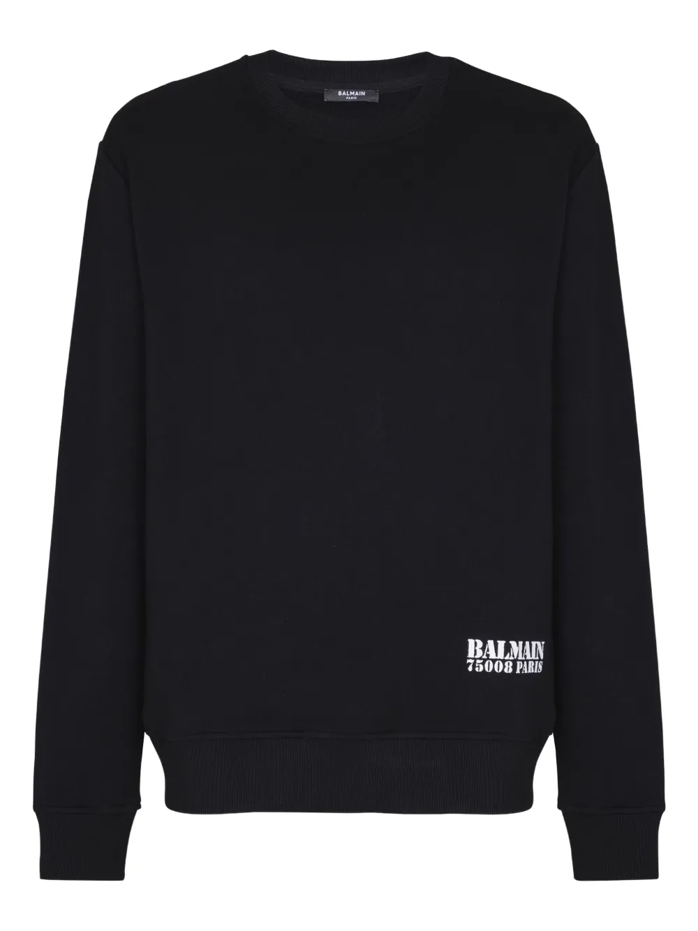 Balmain Sweater met logoprint Zwart