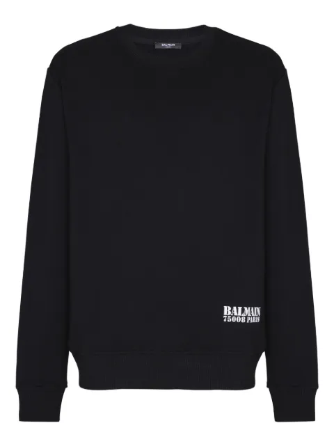 Balmain logo-print sweatshirt