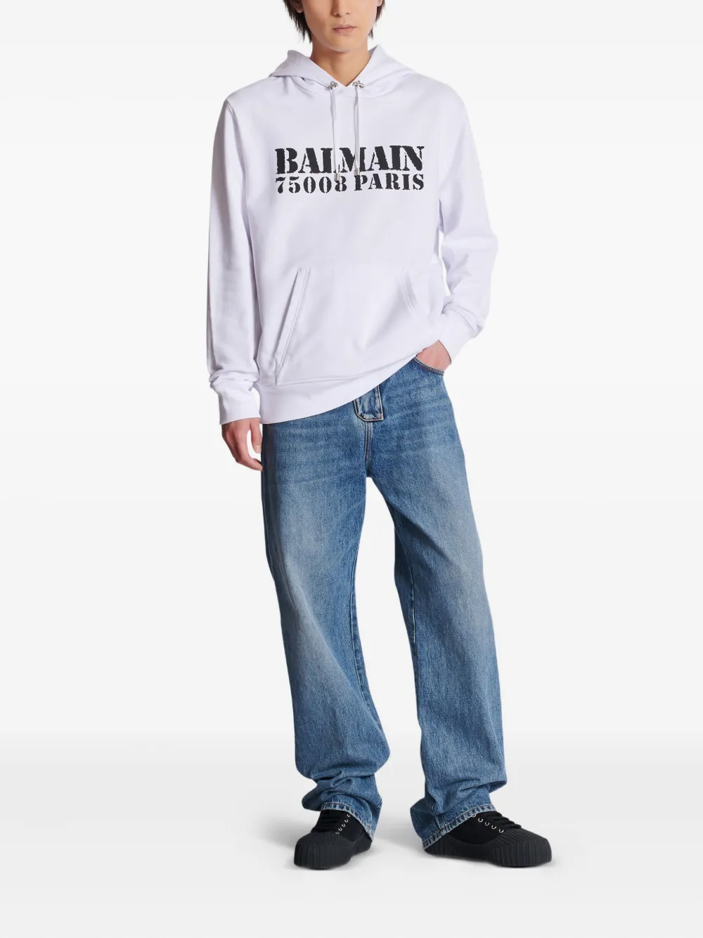Balmain logo-print hoodie | Hoodies | Image 2