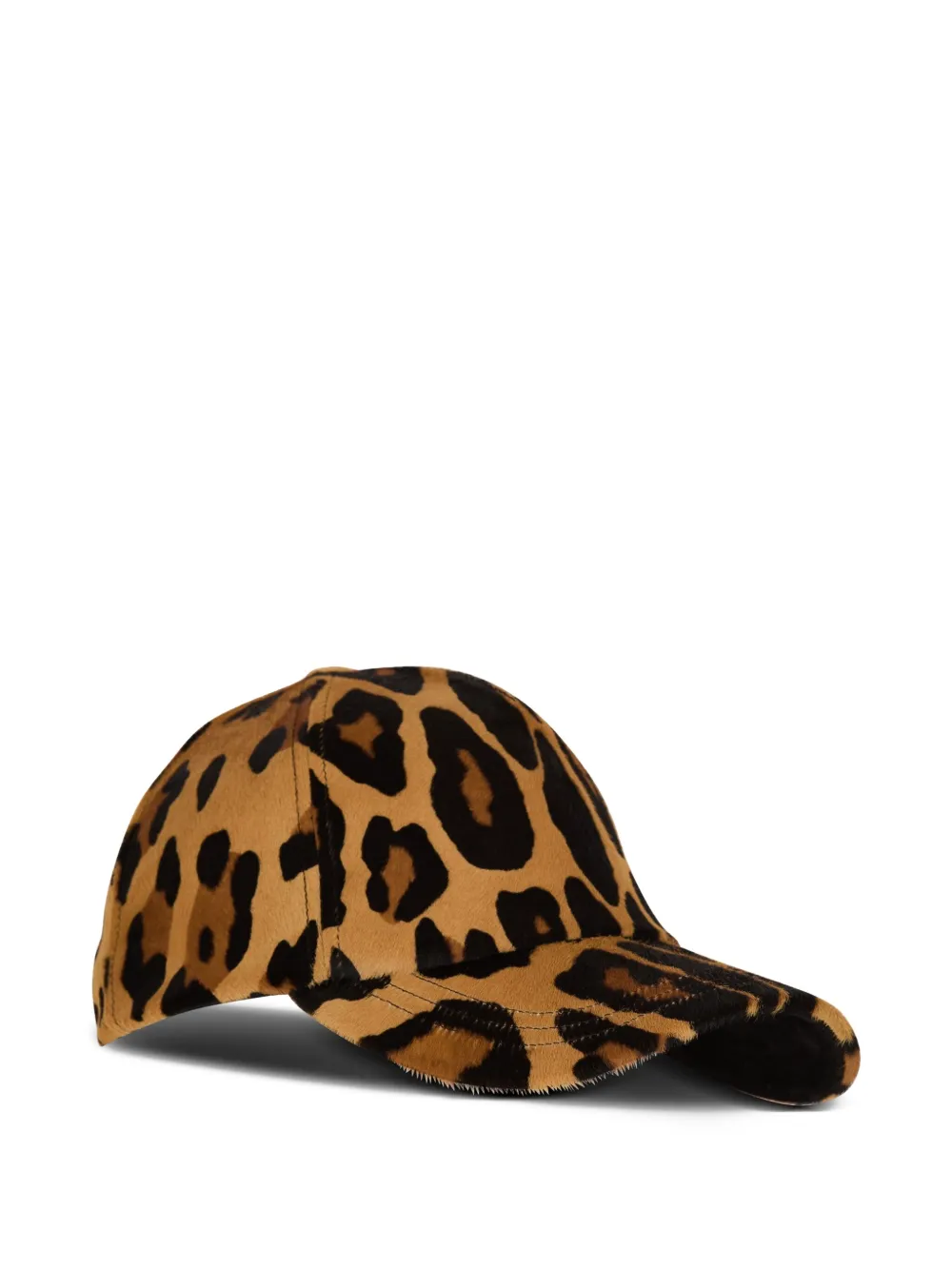Balmain Pet met luipaardprint - Bruin