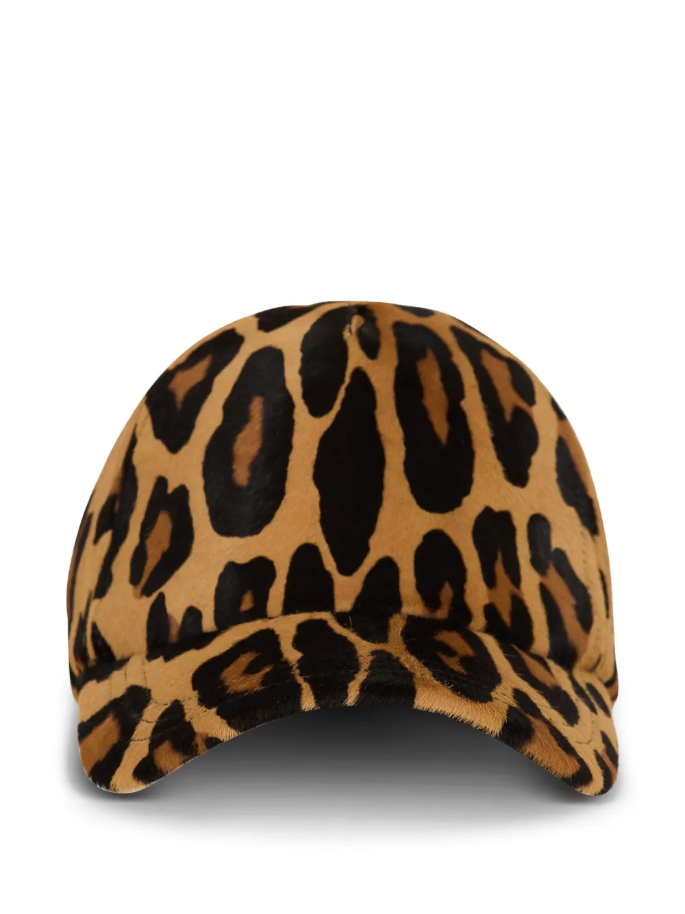 Balmain gorra con estampado de leopardo | marrón | Image 1
