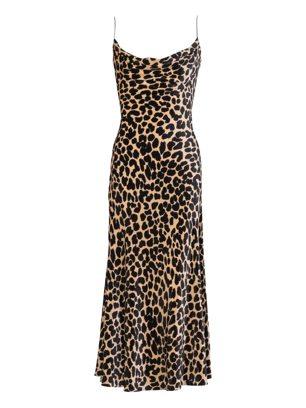 Balmain leopard-print velvet dress | Neutrals | Image 1