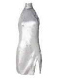 Balmain sequin-embellished mini dress - Silver