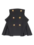 Balmain grain de poudre skirt - Black