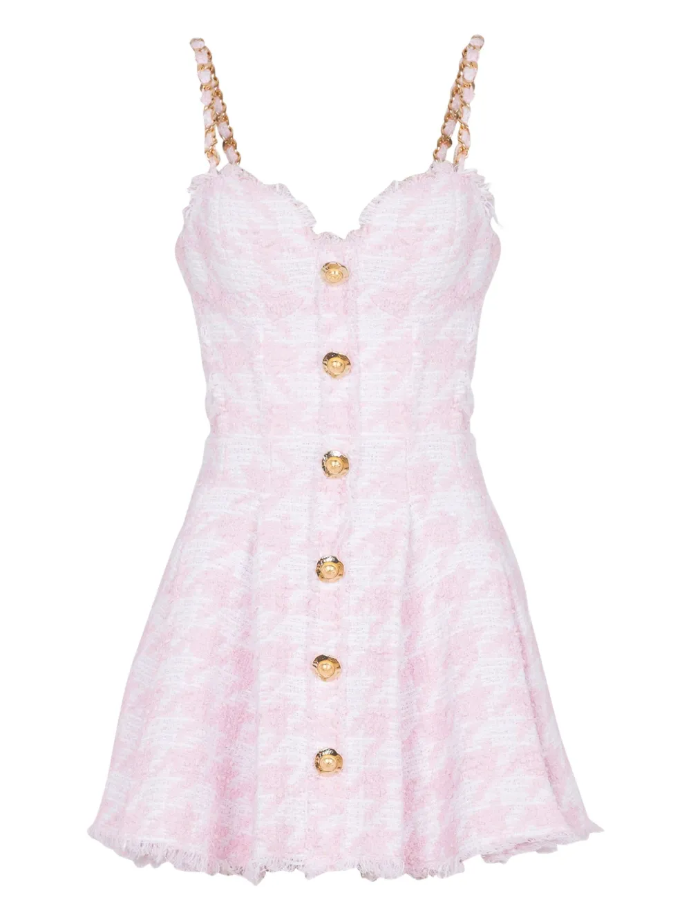 Balmain Tweed A-line Mini Dress