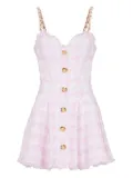 Balmain tweed A-line mini dress - Pink