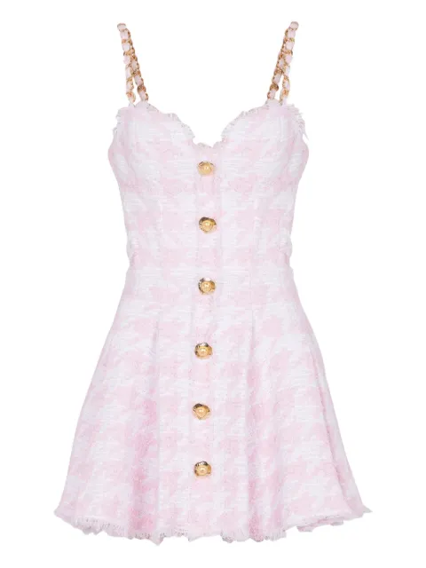 Balmain tweed A-line mini dress