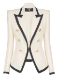 Balmain two-tone fitted jacket - Neutrals
