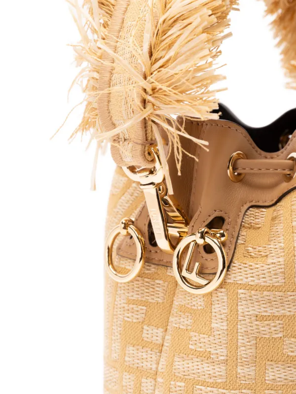 FENDI Mon Tresor Bucket Bag Neutrals FARFETCH SG