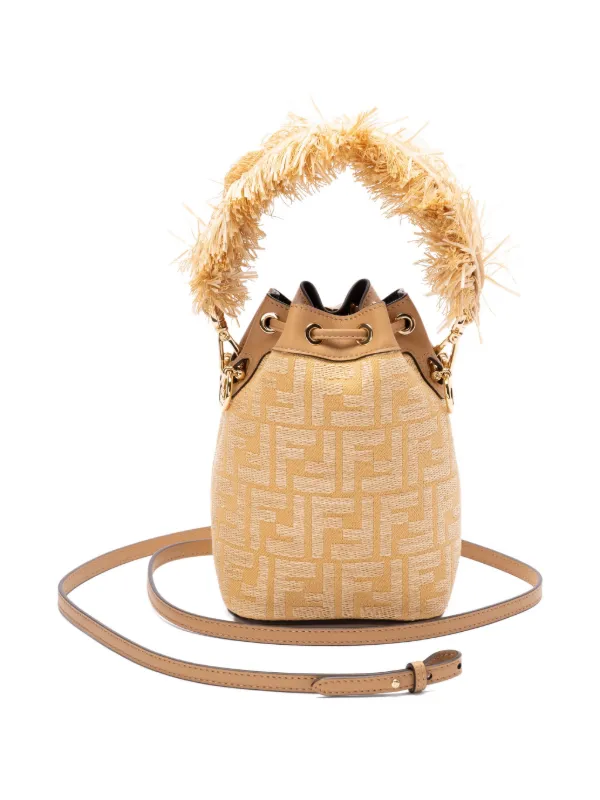 FENDI Mon Tresor Bucket Bag Neutrals FARFETCH CZ